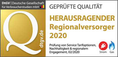 herausragender Regionalversorger