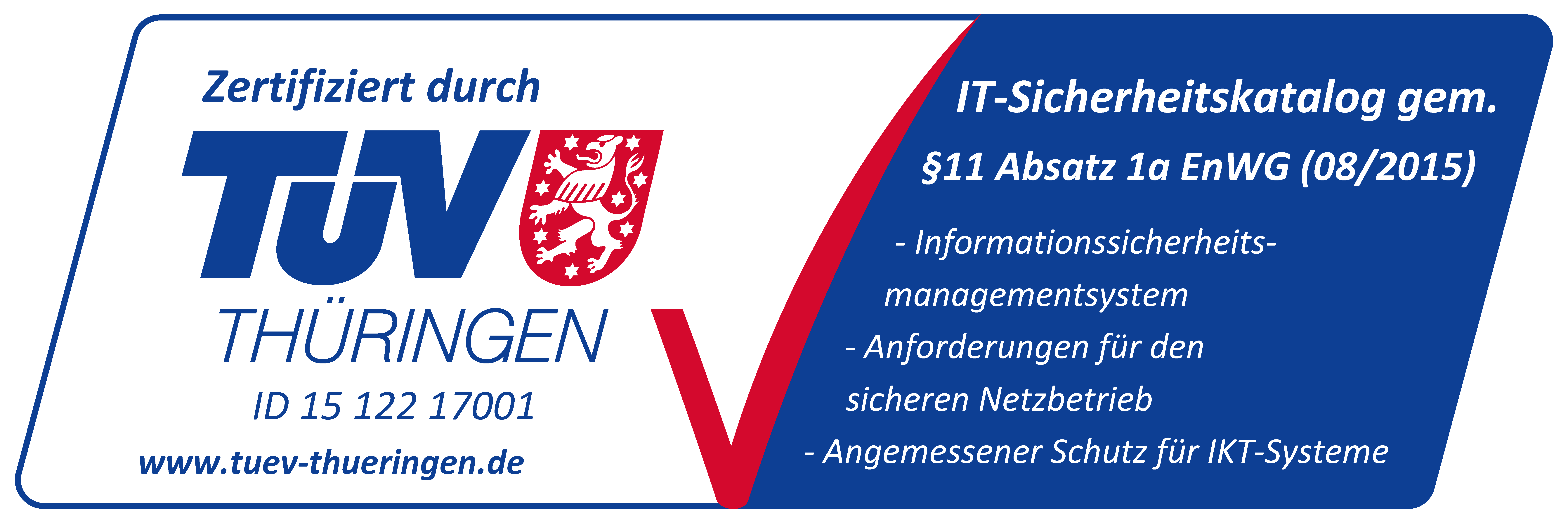 Siegel für Informationssicherheitsmanagement-System